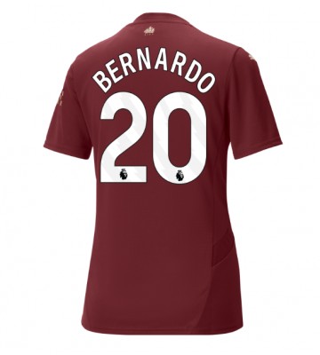 Manchester City Bernardo Silva #20 Tercera Equipación Mujer 2024-25 Manga Corta